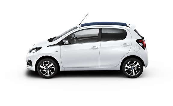 Peugeot 108 zijaanzicht