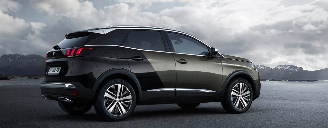 Peugeot 3008 zijaanzicht