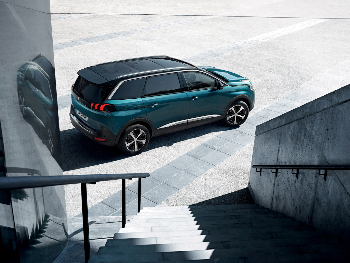 Peugeot 5008 Bovenaanzicht