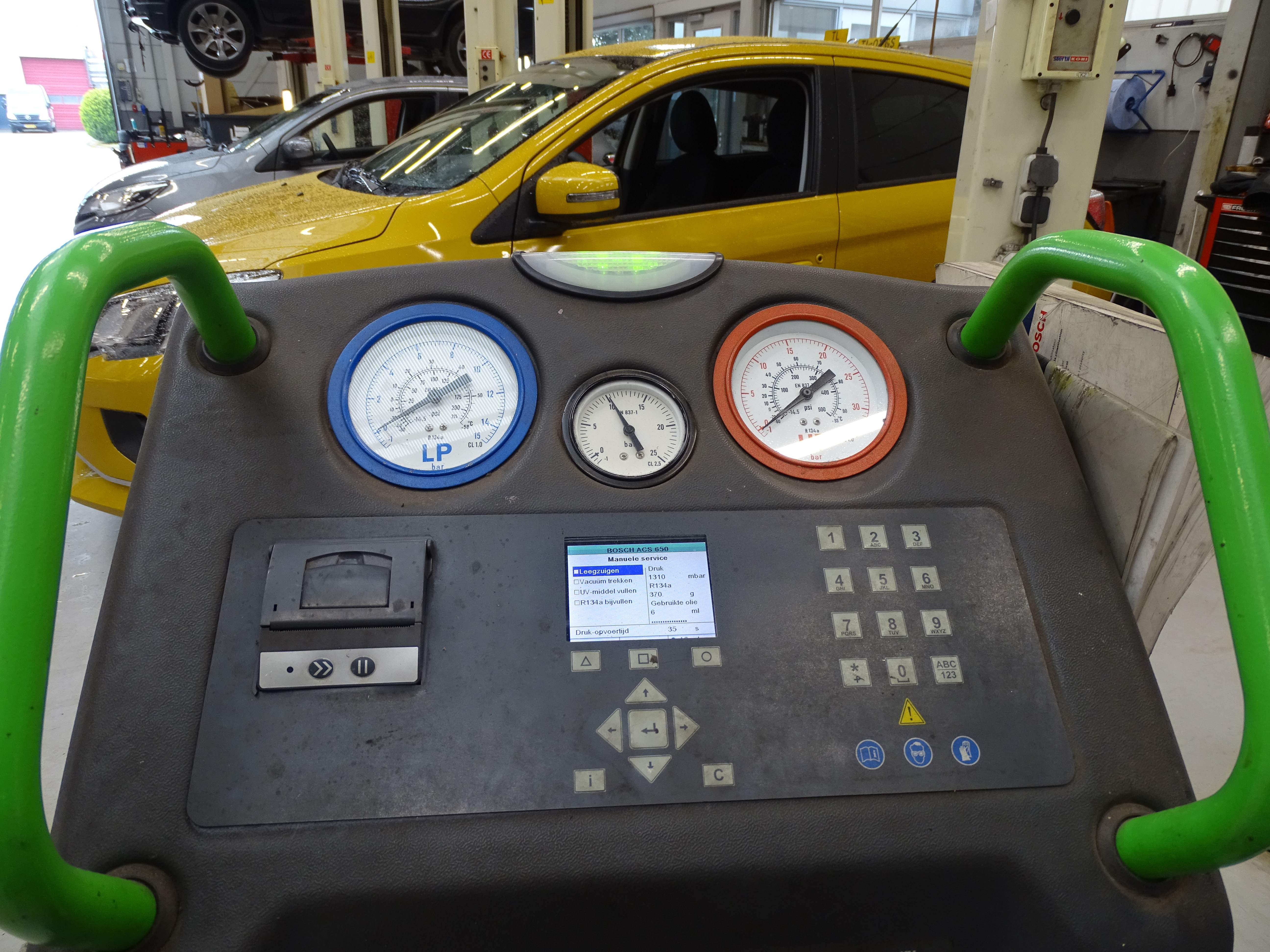 Scherm airco apparaat