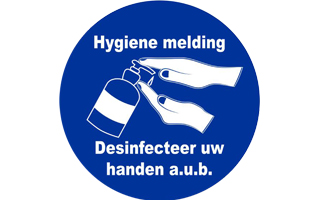Handen desinfecteren