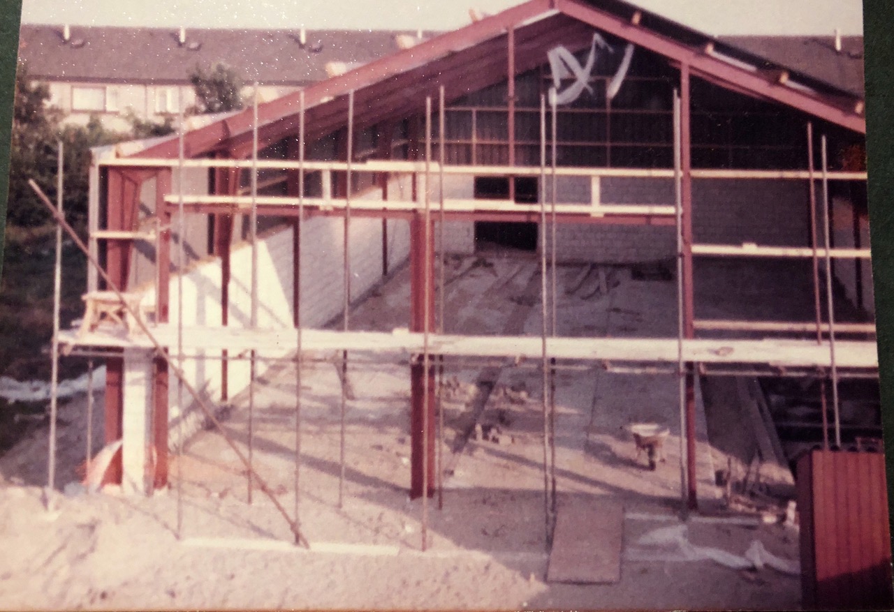 Werkplaats Ameide in aanbouw