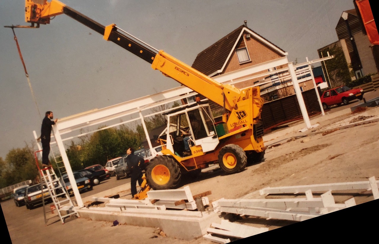 Bouw showroom Ameide 1990
