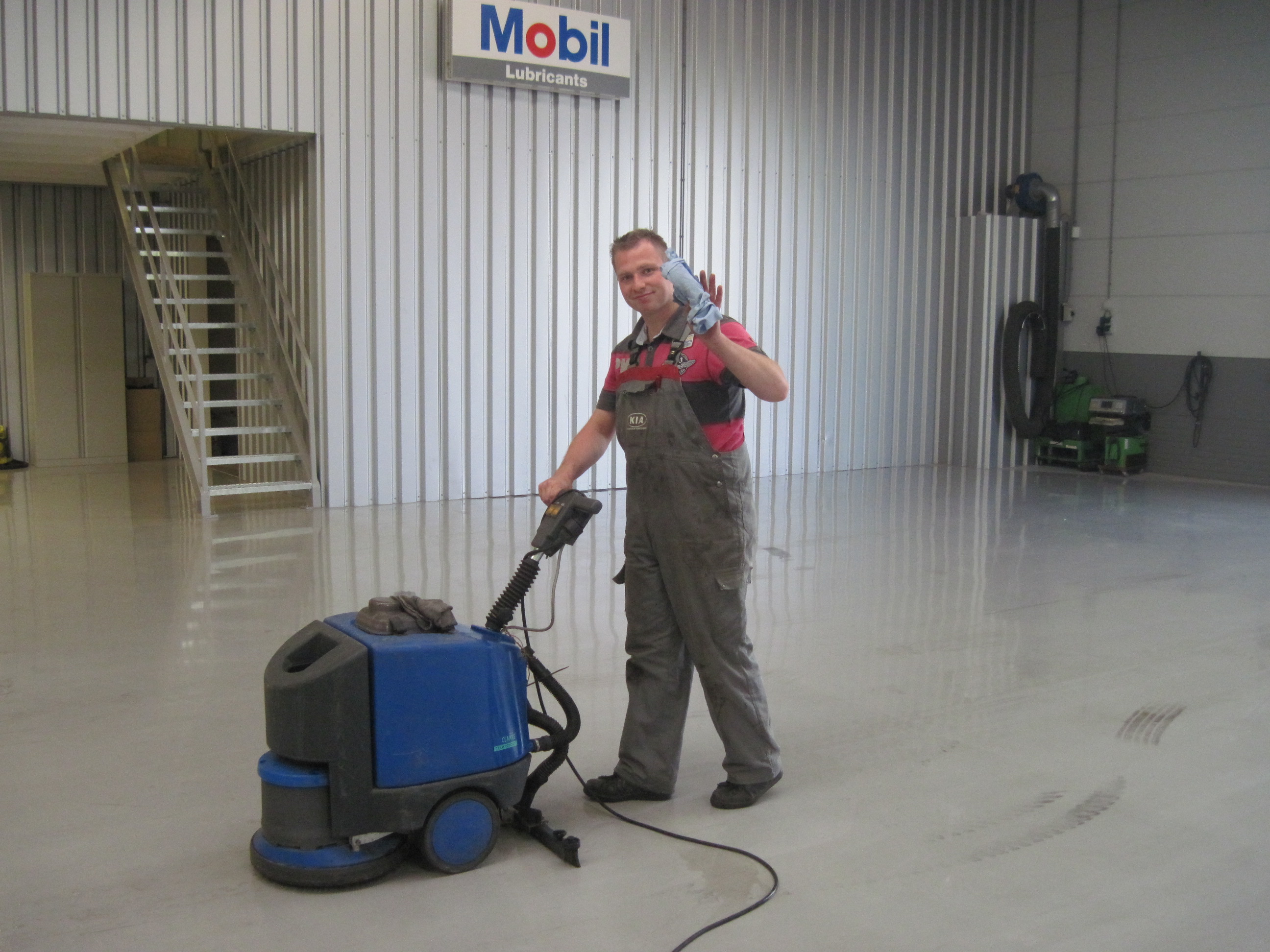 Werkplaats schoonmaken