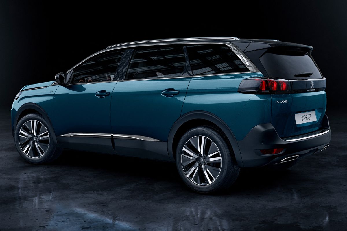 Peugeot 5008 facelift zijzicht 2020