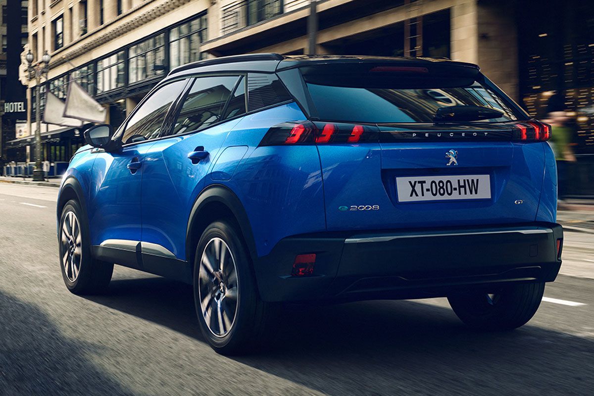 Peugeot 2008 2020 interieur achteraanzicht