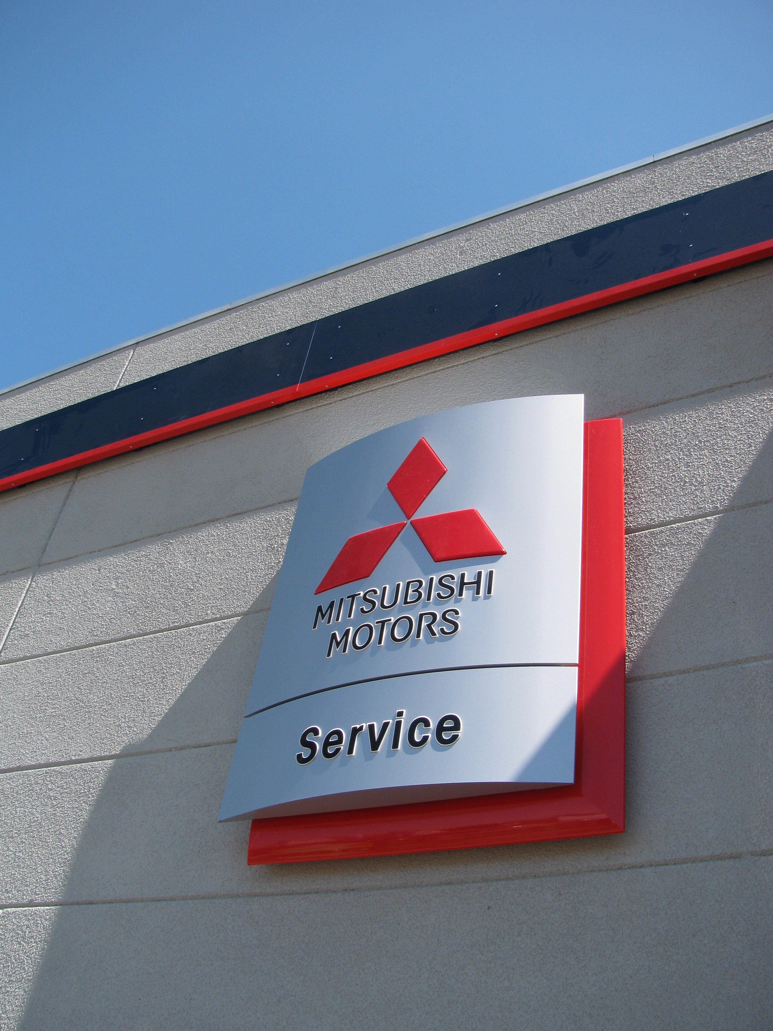 Logo Mitsubishi Motors service punt