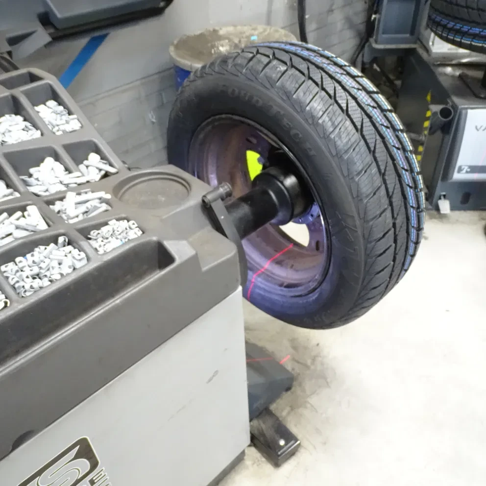 zomerband op balanceerapparaat