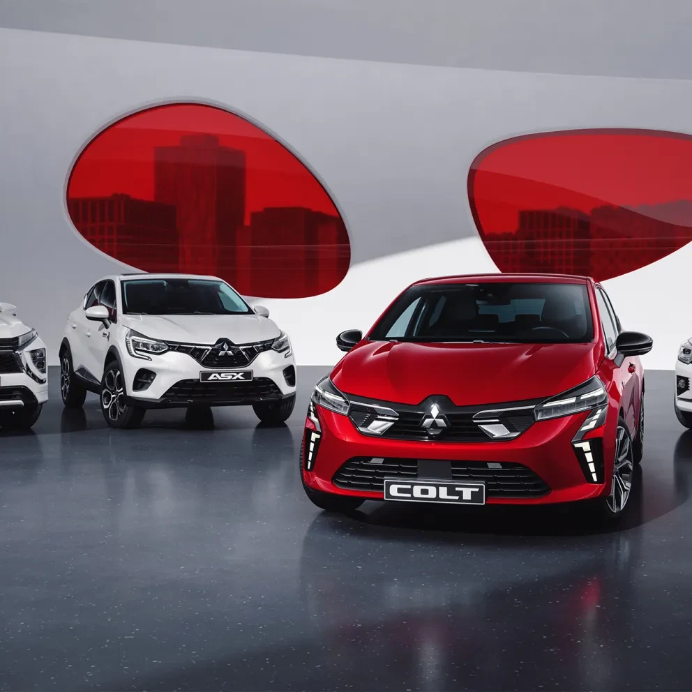 Nieuwe Mitsubishi Colt met de ASX, Space Star en de Eclipse Cross PHEV