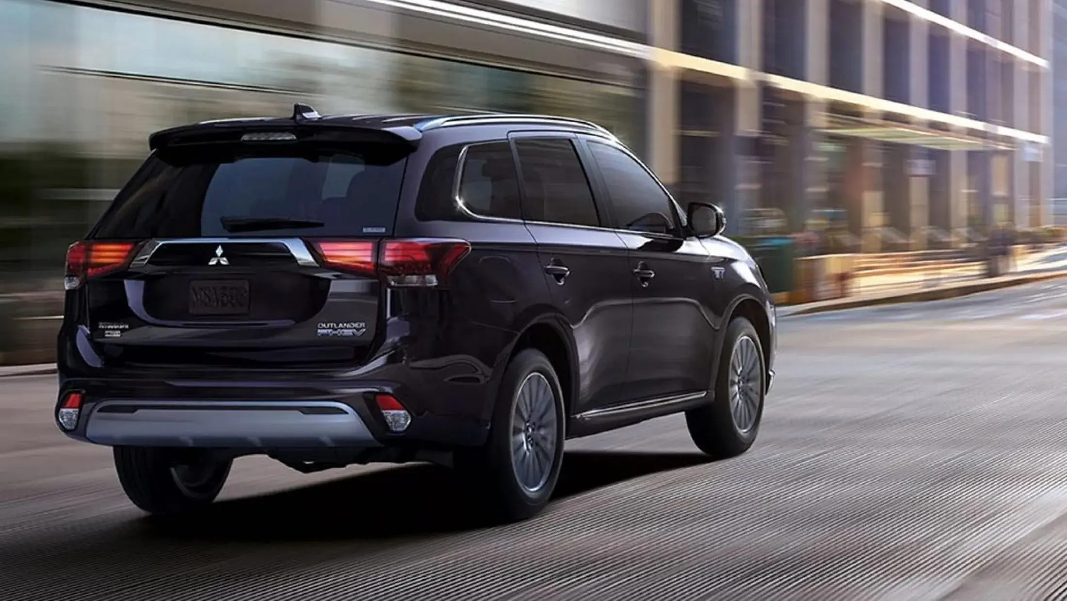 Outlander PHEV achter exterieur