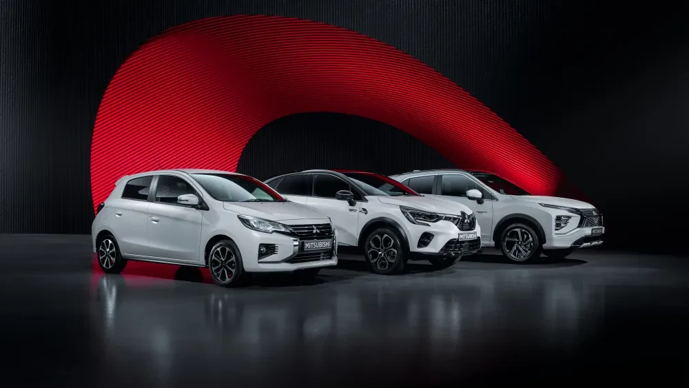 range Mitsubishi modellen