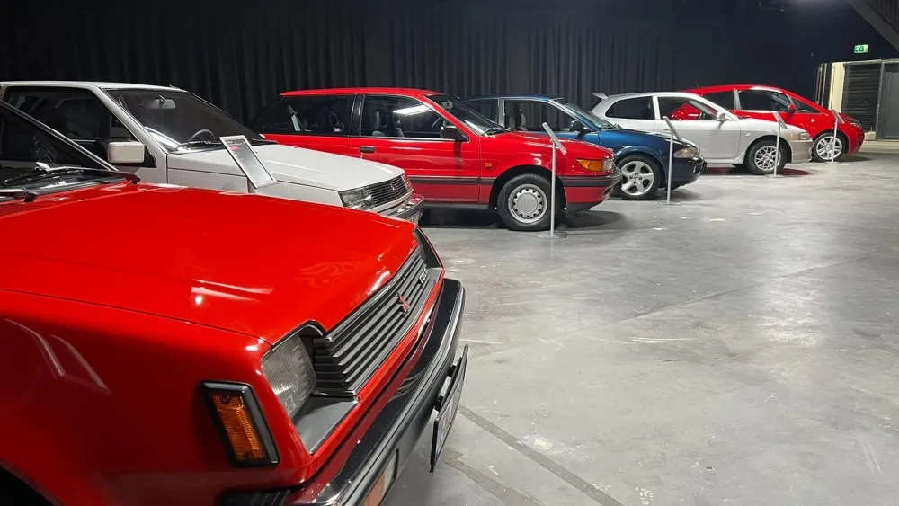 overzicht oudere modellen Mitsubishi Colt