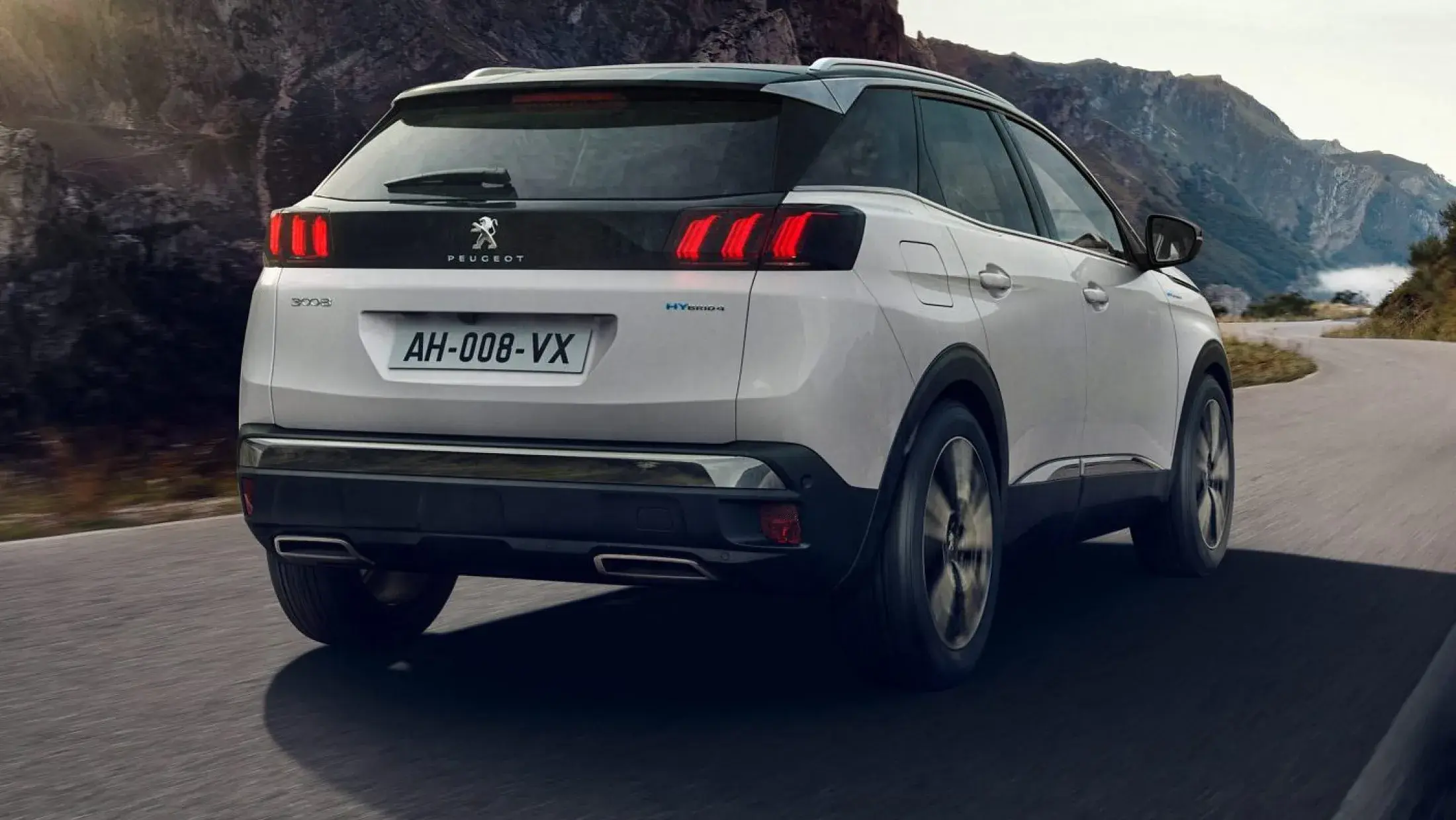 Peugeot 3008 facelift achteraanzicht 2020